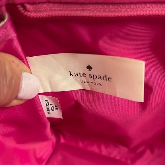 Kate Spade Large Heddy Thalia Striped Glazed Clutch Bag - Picture 11 of 13